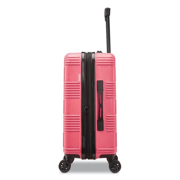 American Tourister -NXT Hardside Large Checked Spin Pink